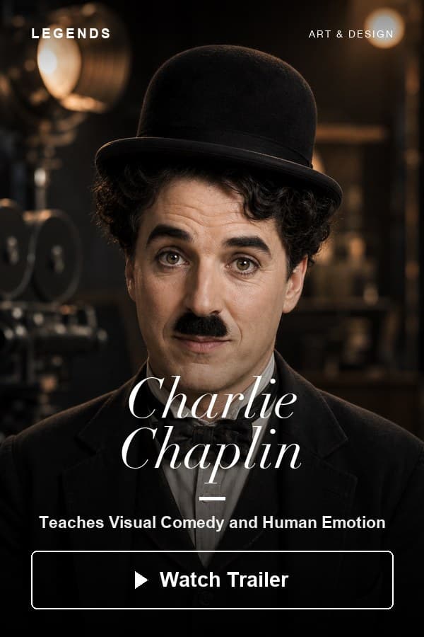 Charlie Chaplin — Teaches Visual Comedy and Human Emotion