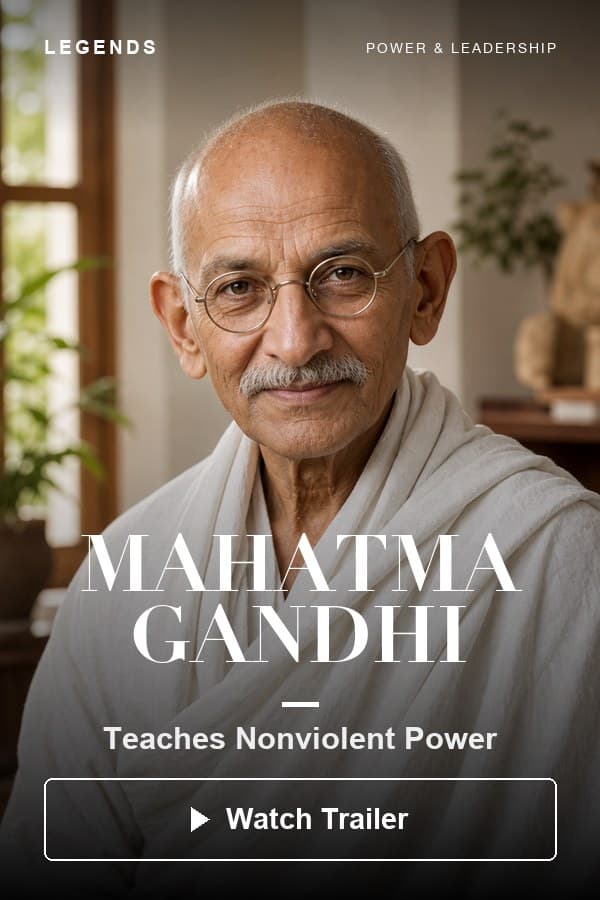Mahatma Gandhi — Teaches Nonviolent Power