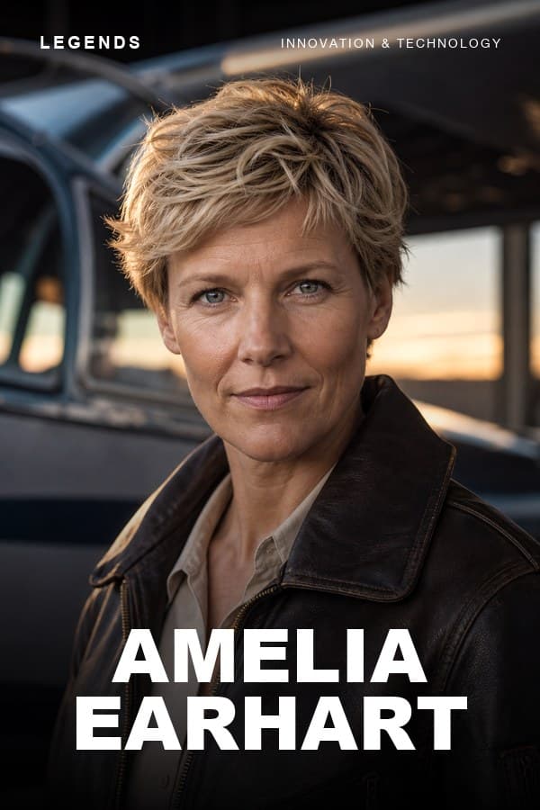Amelia Earhart — Teaches Aviation and Ambition