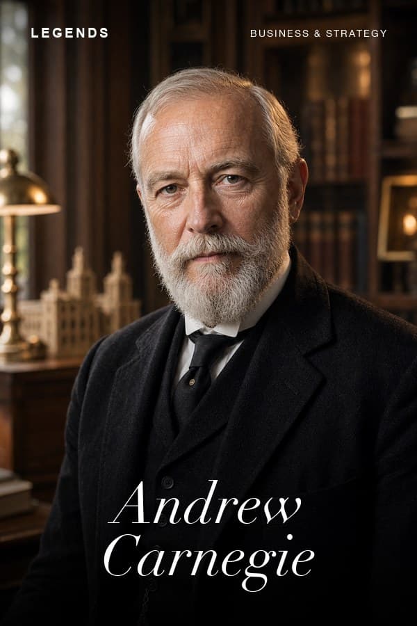 Andrew Carnegie — Teaches Wealth, Scale, and Philanthropy