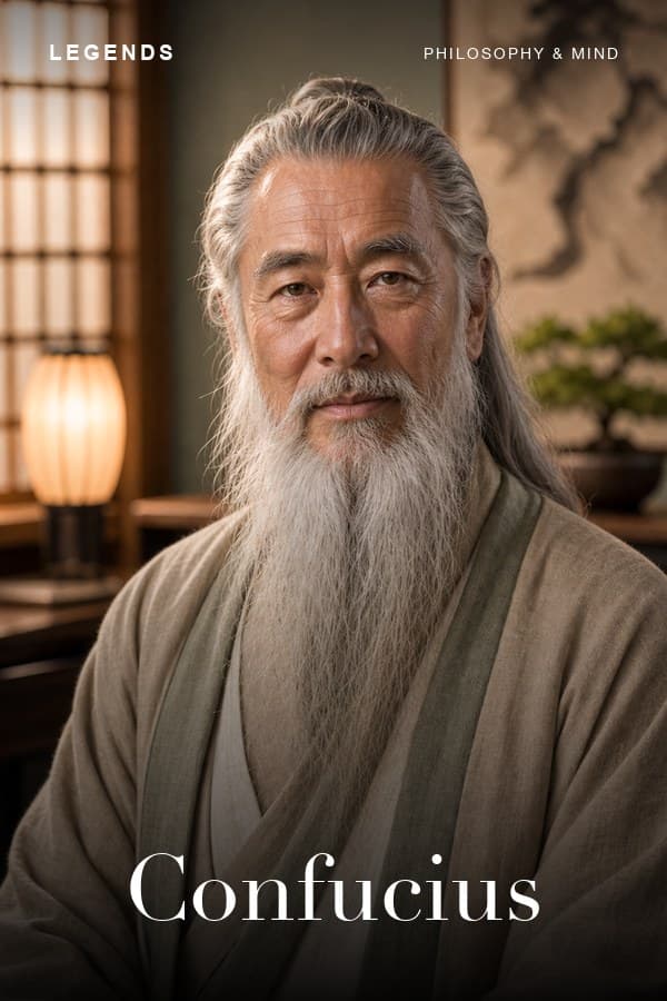Confucius — Teaches Virtue and Character