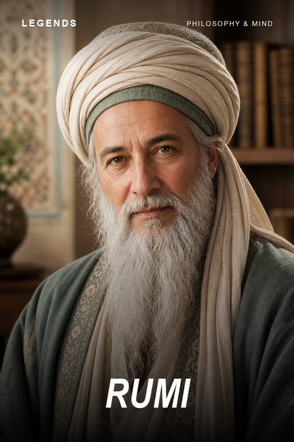 Rumi — Teaches Love, Longing, and the Inner Life