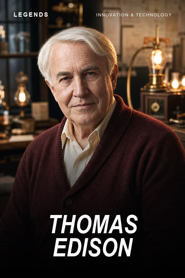 Thomas Edison — Teaches Invention and Persistence