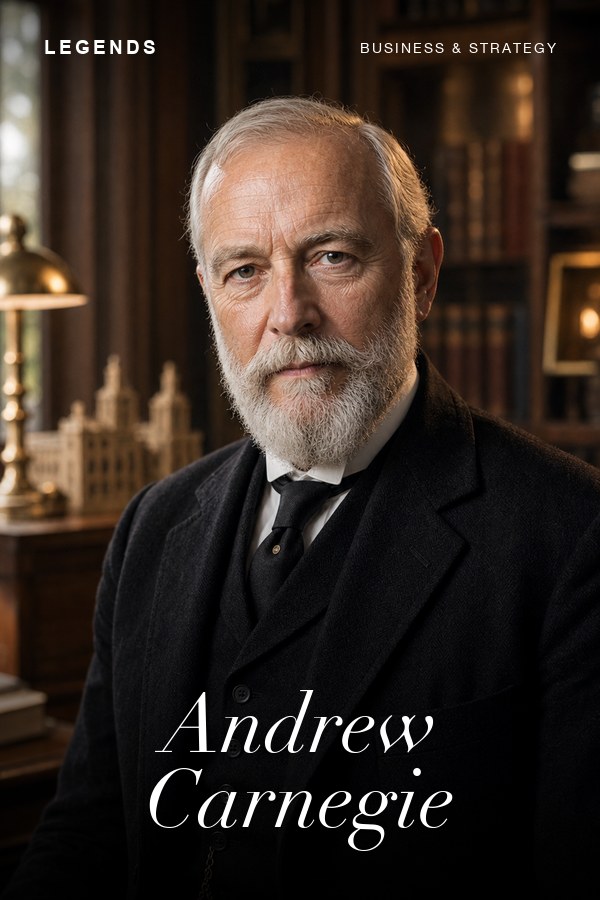 Andrew Carnegie — Teaches Wealth, Scale, and Philanthropy