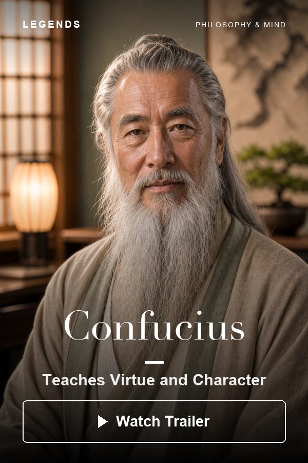 Confucius — Teaches Virtue and Character