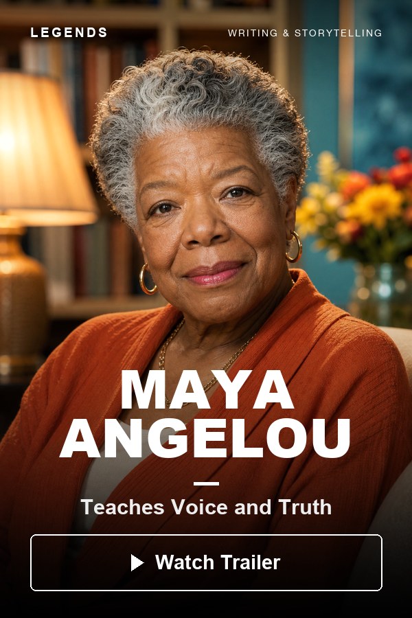 Maya Angelou — Teaches Voice and Truth