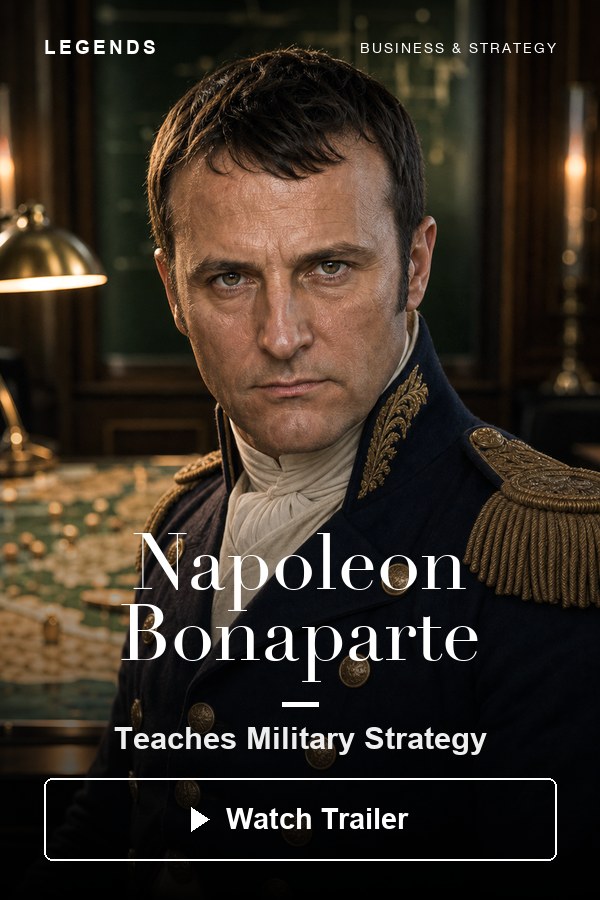 Napoleon Bonaparte — Teaches Military Strategy